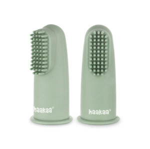 Teething: Haakaa - Silicone Finger Toothbrush 2pcs