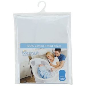 Babyfirst - Halo Bassinet Fitted White Sheet