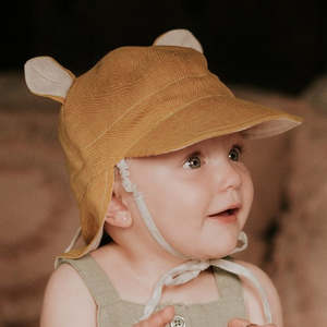 Bedhead Heritage Teddy Baby & Toddler Reversible Flap Hat