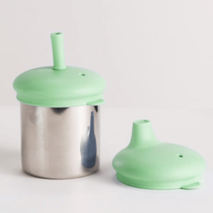 Meal Time: Nestling - Stainless Steel 3-in-1 Sippy Cup