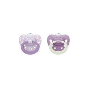 Nuk - First Choice Classic Day & Night Silicone Soother Twin Pack