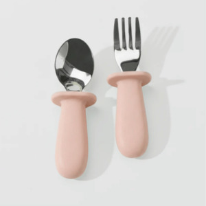 Eat Teeth: Lítill Lapsi - Ceramic Divided Kid's Cutlery Set
