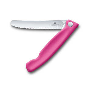 Victorinox Knives: Victorinox Folding Paring Knife - Pink - 11cm