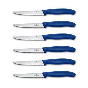 Victorinox Swiss Classic Steak Knife Set, 6 pieces - Blue