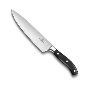 Carving Knives: Victorinox Grand Maître Chefs Knife 20cm with Forged Black Handle