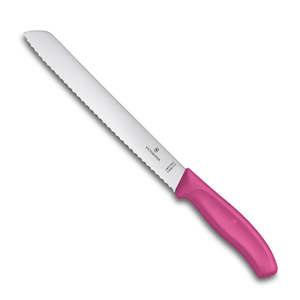Bread Knives: Victorinox Bread Knife - 21cm, Pink Swiss Classic