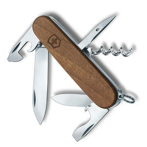 Victorinox Pocket Knife - Spartan Wood - 10 Function Swiss Army Knife