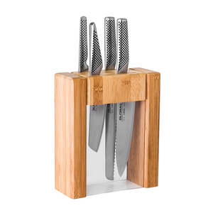 Global Ikasu V 5 Piece Knife Block Set