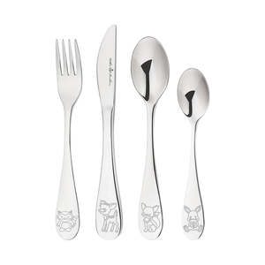 Wilkie Brothers 4 Piece Kids Cutlery - Woodland