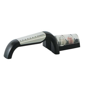 Global 2 Stage Ceramic Water Sharpener - Stainless Steel