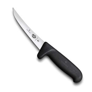 Victorinox Fibrox Boning Knife - 12cm Blade, Black Safety Handle