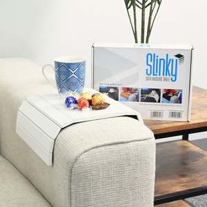 Slinky Sofa Table Singles: Slinky Sofa Table White Single (includes bumpers)