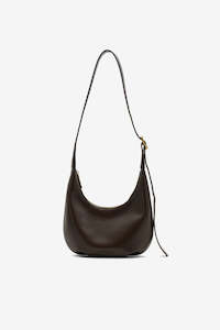 Brie Leon Everyday Croissant Mini Bag - Chocolate