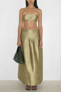 Paloma Wool: Paloma Wool Pallon Skirt - Gold