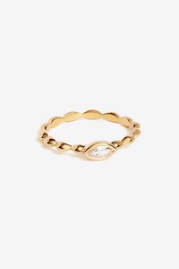 By Charlotte: By Charlotte Lucky Eye Ring - Gold