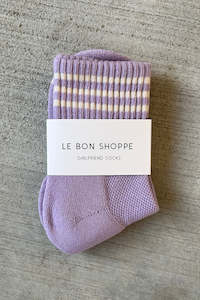 Le Bon Shoppe Girlfriend Socks - Iris