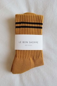 Le Bon Shoppe Boyfriend Socks - Biscotti