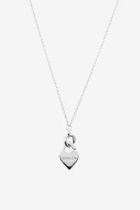 Necklaces: Stolen Girlfriends Club Love Chain Pendant Necklace - Silver