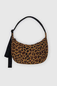 Baggu Medium Nylon Crescent Bag - Leopard
