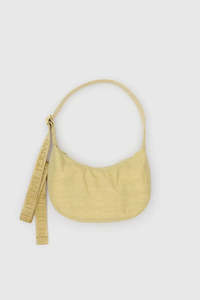 Baggu Small Nylon Crescent Bag - Butter