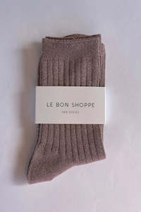 Le Bon Shoppe Her Socks Lurex - Jute Glitter