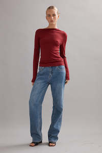 Caitlin Crisp Beau Merino - Maroon