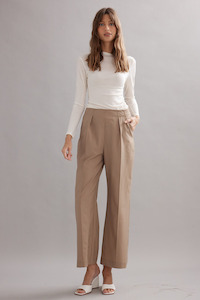 Caitlin Crisp: Caitlin Crisp Beckham Pant - Tan