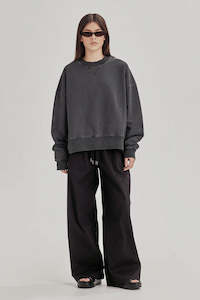 Commoners Fleece Leisure Crew - Grey