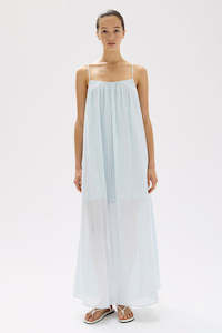 Assembly Cammy Stripe Maxi - Blue Haze/White