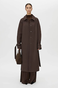 Camilla And Marc: Camilla and Marc Dia Car Coat - Chocolate