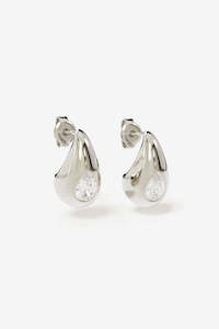 By Charlotte Dewdrop Small Earrings - Silver