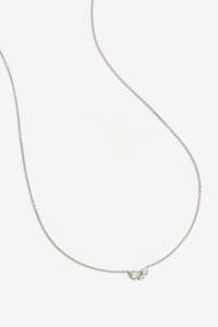 By Charlotte: By Charlotte Whispers Of Love Necklace - Silver