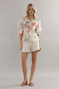 Caitlin Crisp Soho Blouse - Tea Party Floral
