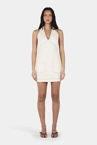 Ownley Lilah Denim Mini Dess - Ecru