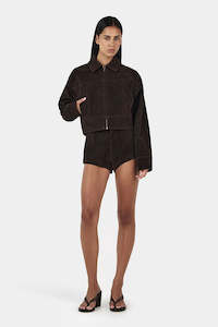 Ownley Gina Bomber Jacket - Rum