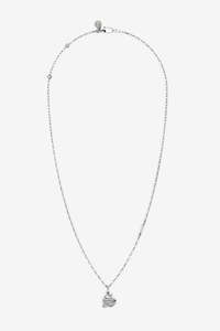 Stolen Girlfriends Club Old English Necklace - Silver