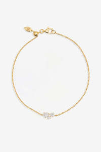 By Charlotte Whispers Of Love Bracelet - Gold