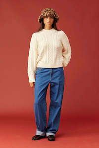 Sale: Ruby Somerset Sweater - Ivory