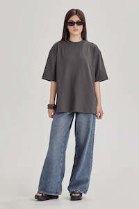 Commoners Heavy Longline Tee - Graphite