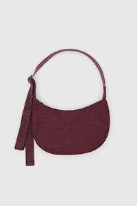 Baggu Small Nylon Crescent Bag - Mahogany