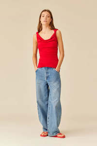 Ruby Brit Tank - Cherry