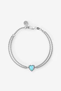Stolen Girlfriends Club Love Claw Bracelet - Silver/Opal