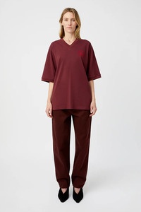 Camilla And Marc: Camilla and Marc Soren Graphic Tee - Burgundy