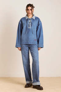 Damson Madder Scarlette Rugby Shirt - Bayou