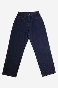 All Denim: BeWider Super Loose - Dark Blue Tobacco