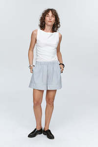 Shorts Womens Mens: Marle Alisa Short - Bleu Stripe