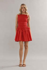 Caitlin Crisp: Caitin Crisp Cindy Lou Mini - Cherry Red