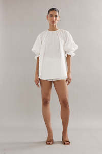 Caitlin Crisp Horizon Top - Ivory
