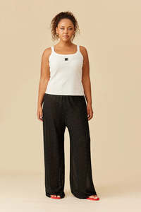 Ruby Sophie Sheer Pant - Black Sparkle