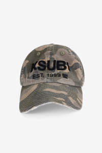 Ksubi Camo Ripstop Cap - Green